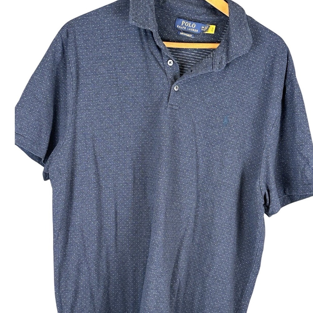 Polo Ralph Lauren Custom Slim Fit  Mens Shirt Blue Size XXL